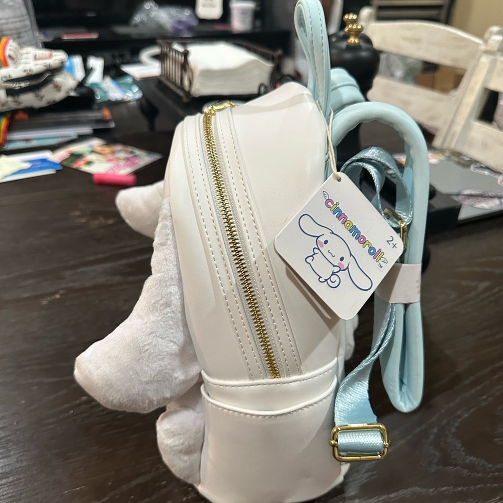Loungefly Sanrio Cinnamoroll Backpack - White and Pink - Picture 2 of 5